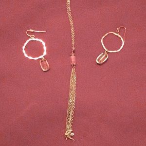 Necklace and earrings set
